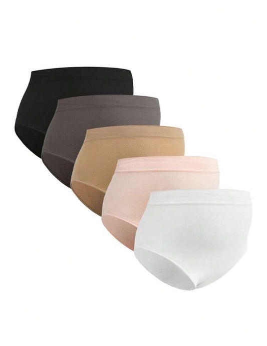 Комфортно бельо за бъдещи майки – розово, Комплект бикини безшевни – 4 цвята