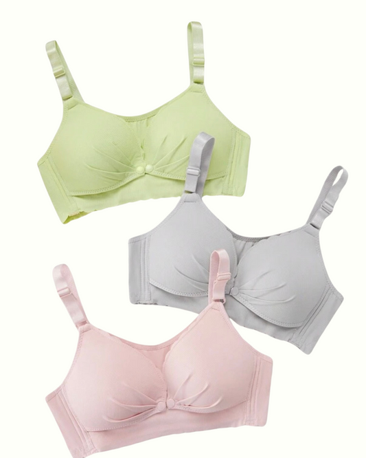 Безшевен сутиен за кърмачки с подплънки – мек и дишащ